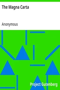 The Magna Carta — Anonymous cover