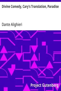 Divine Comedy, Cary's Translation, Paradise cover