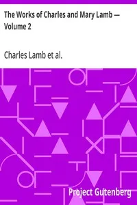 The Works of Charles and Mary Lamb — Volume 2: Elia and The Last Essays of Elia — Charles Lamb cover