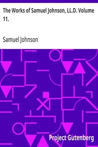 The Works of Samuel Johnson, LL.D. Volume 11.: Parlimentary Debates II. — Samuel Johnson cover