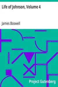 Life of Johnson, Volume 4: 1780-1784 — James Boswell cover