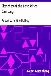 Sketches of the East Africa Campaign — Robert Valentine Dolbey cover