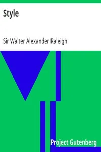 Style — Walter Alexander, Sir Raleigh cover