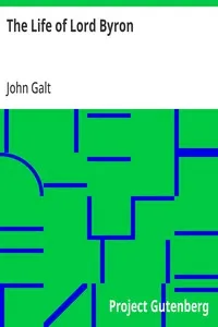 The Life of Lord Byron — John Galt cover