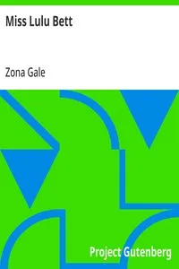 Miss Lulu Bett — Zona Gale cover