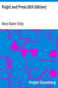 Pulpit and Press (6th Edition) — Mary Baker Eddy cover