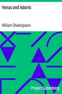Venus and Adonis — William Shakespeare cover