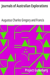 Journals of Australian Explorations cover