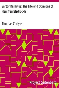 Sartor Resartus: The Life and Opinions of Herr Teufelsdröckh cover