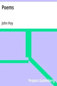 Poems — John Hay cover