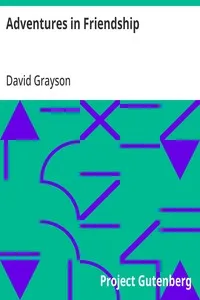 Adventures in Friendship — David Grayson cover