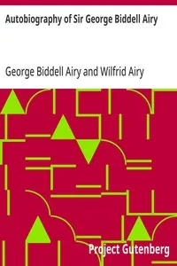 Autobiography of Sir George Biddell Airy — George Biddell Airy cover