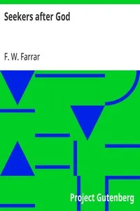 Seekers after God — F. W. (Frederic William) Farrar cover