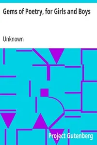 Gems of Poetry, for Girls and Boys — Unknown cover