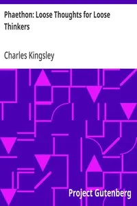 Phaethon: Loose Thoughts for Loose Thinkers — Charles Kingsley cover