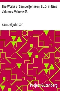 The Works of Samuel Johnson, LL.D. in Nine Volumes, Volume 03: The Rambler, Volume II — Samuel Johnson cover