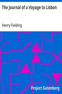 The Journal of a Voyage to Lisbon — Henry Fielding cover