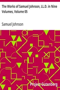 The Works of Samuel Johnson, LL.D. in Nine Volumes, Volume 05: Miscellaneous Pieces — Samuel Johnson cover