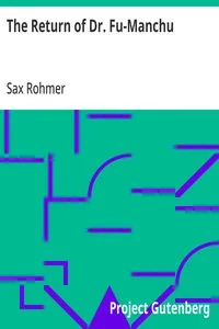 The Return of Dr. Fu-Manchu — Sax Rohmer cover
