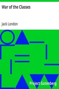 War of the Classes — Jack London cover