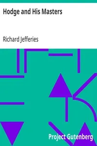 Hodge and His Masters — Richard Jefferies cover