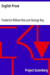 English Prose: A Series of Related Essays for the Discussion and Practice of the Art of Writing — Anonymous cover