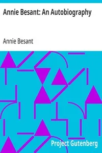 Annie Besant: An Autobiography — Annie Besant cover