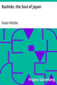Bushido, the Soul of Japan — Inazo Nitobe cover