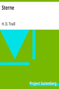 Sterne — H. D. (Henry Duff) Traill cover