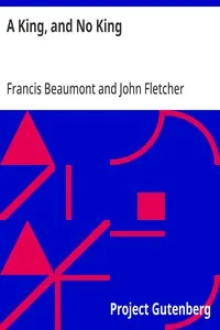 A King, and No King — John Fletcher cover