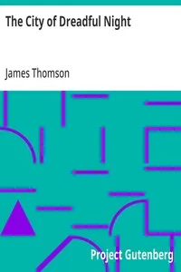 The City of Dreadful Night — James Thomson cover