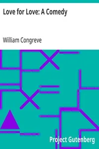 Love for Love: A Comedy — William Congreve cover