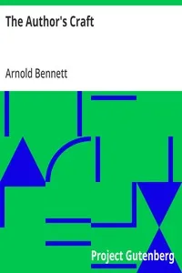 The Author's Craft — Arnold Bennett cover