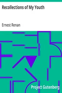 Recollections of My Youth — Ernest Renan cover
