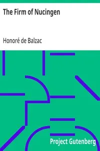 The Firm of Nucingen — Honoré de Balzac cover