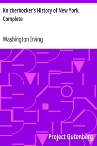 Knickerbocker's History of New York, Complete — Washington Irving cover