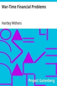 War-Time Financial Problems — Hartley Withers cover