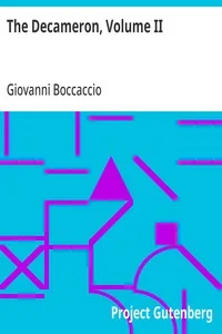 The Decameron, Volume II — Giovanni Boccaccio cover