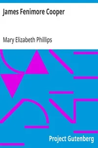 James Fenimore Cooper — Mary Elizabeth Phillips cover