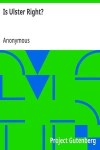 Is Ulster Right? — Anonymous cover