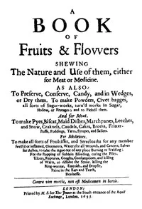 A Book of Fruits and Flowers cover