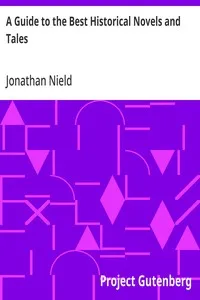 A Guide to the Best Historical Novels and Tales cover
