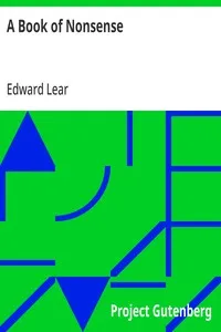 A Book of Nonsense — Edward Lear cover