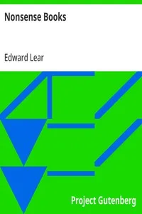 Nonsense Books — Edward Lear cover