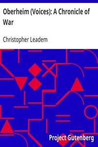 Oberheim (Voices): A Chronicle of War — Christopher Leadem cover
