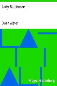 Lady Baltimore — Owen Wister cover