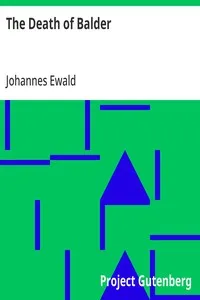 The Death of Balder — Johannes Ewald cover