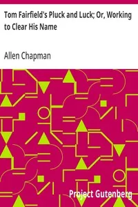 Tom Fairfield's Pluck and Luck; Or, Working to Clear His Name — Allen Chapman cover