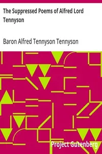 The Suppressed Poems of Alfred Lord Tennyson cover