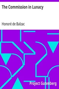 The Commission in Lunacy — Honoré de Balzac cover